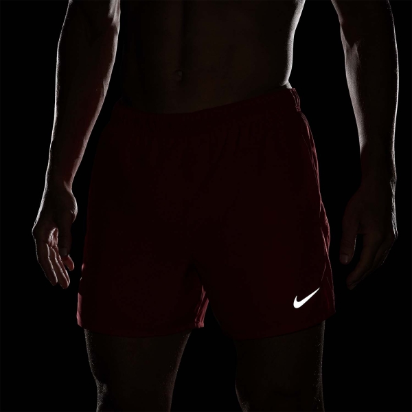 Nike Challenger 5in Shorts - University Red/Reflective Silver