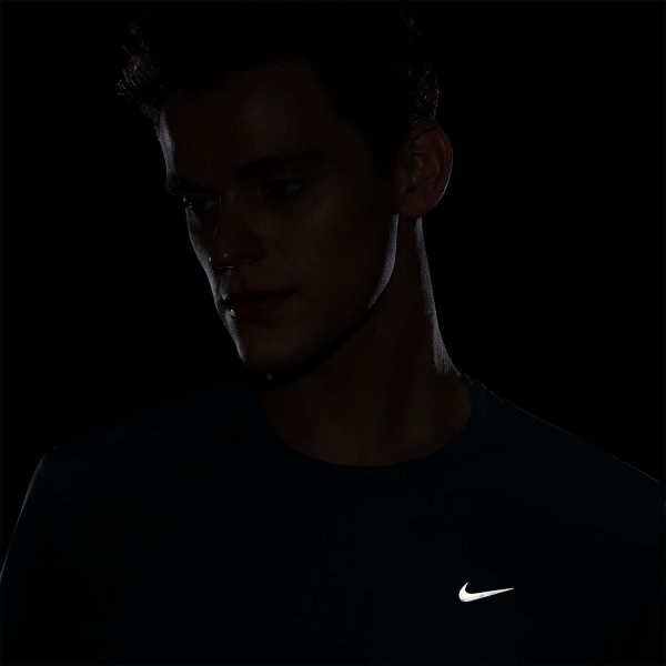 Nike Dri-FIT ADV Run Div Maglietta - Bicoastal/Black Reflective