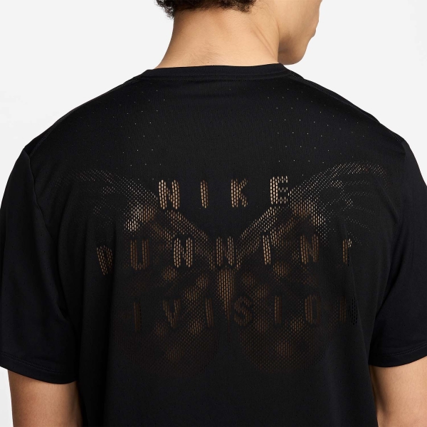 Nike Dri-FIT ADV Run Div Camiseta - Black/Black Reflective