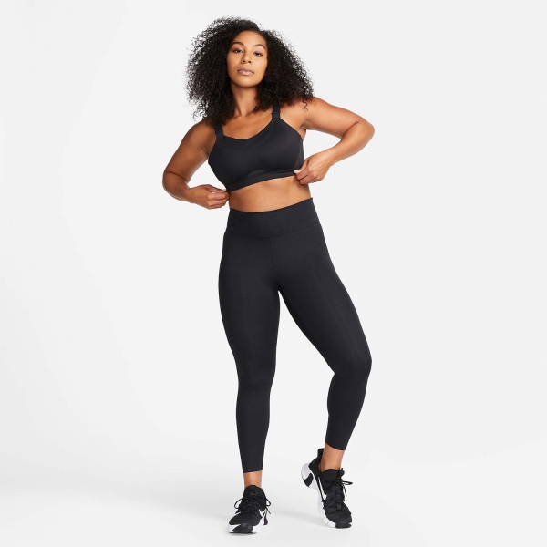 Nike Dri-FIT Alpha Sports Bra - Black/Dark Smoke Grey