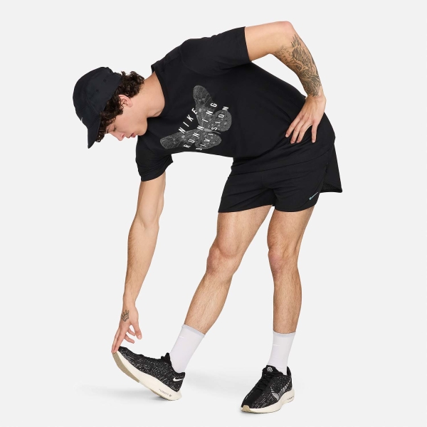 Nike Dri-FIT Division Logo T-Shirt - Black