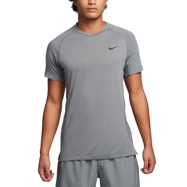 Men's Training T-Shirt Nike DriFIT Flex Rep TShirt  Smoke Grey/Black FN2979084