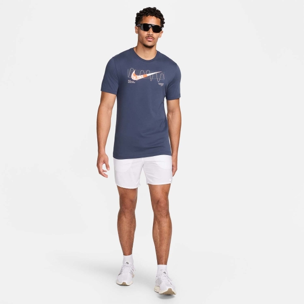 Nike Dri-FIT Graphic T-Shirt - Thunder Blue