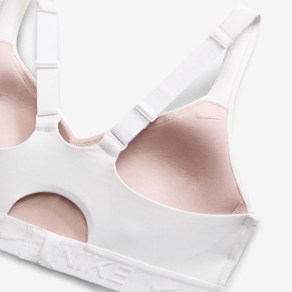 Nike Dri-FIT Indy Reggiseno Sportivo - White/Stone Mauve