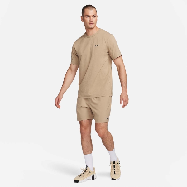 Nike Dri-FIT Form 7in Pantaloncini - Khaki/Black