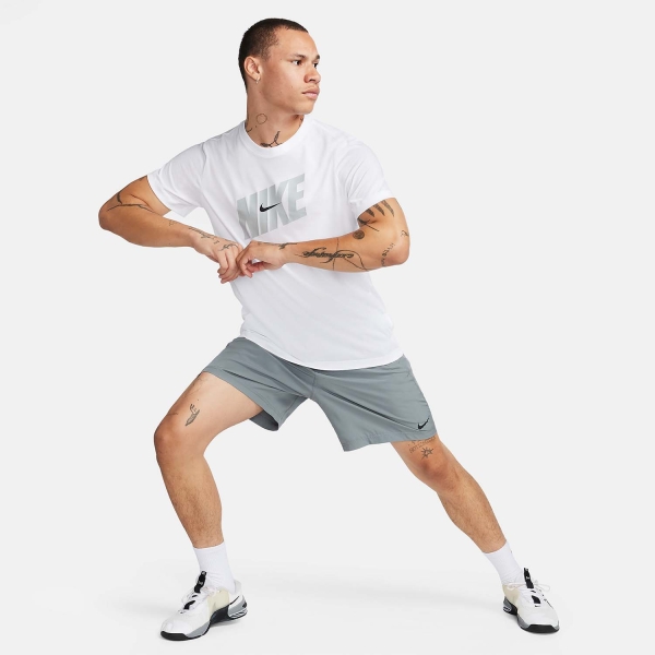 Nike Dri-FIT Form 7in Shorts - Smoke Grey/Black