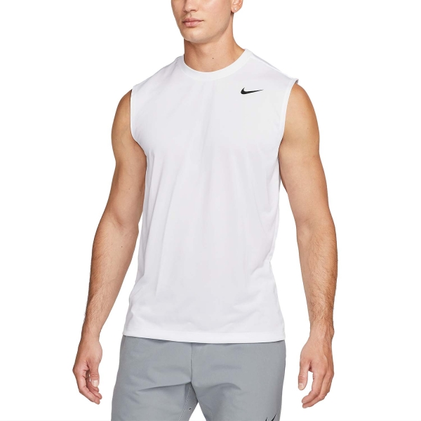 Men's Training Tank Nike DriFIT Legend  White/Black DX0991100