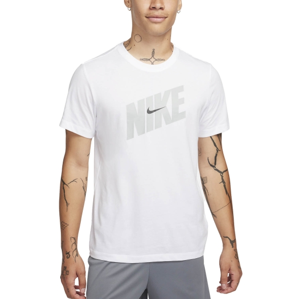 Camisetas Training Hombre Nike DriFIT Novelty Camiseta  White FQ3872100