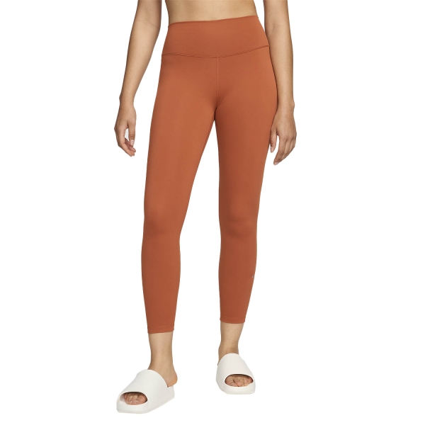 Pants y Tights Fitness y Training Mujer Nike DriFIT One 7/8 Tights  Burnt Sunrise/Black FN3232825