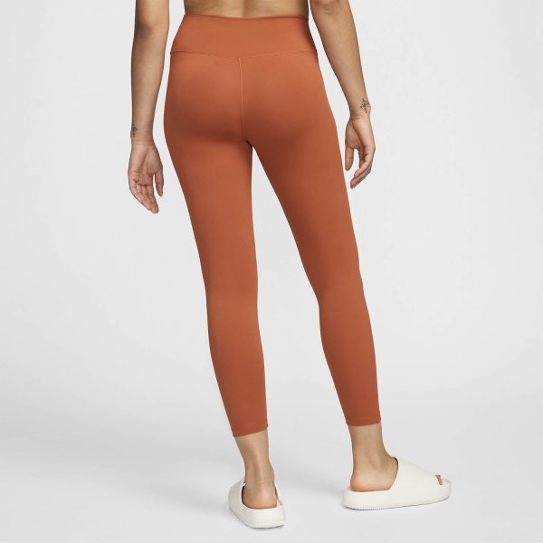 Nike Dri-FIT One 7/8 Tights - Burnt Sunrise/Black