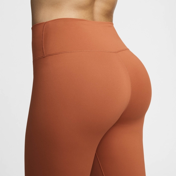 Nike Dri-FIT One 7/8 Tights - Burnt Sunrise/Black