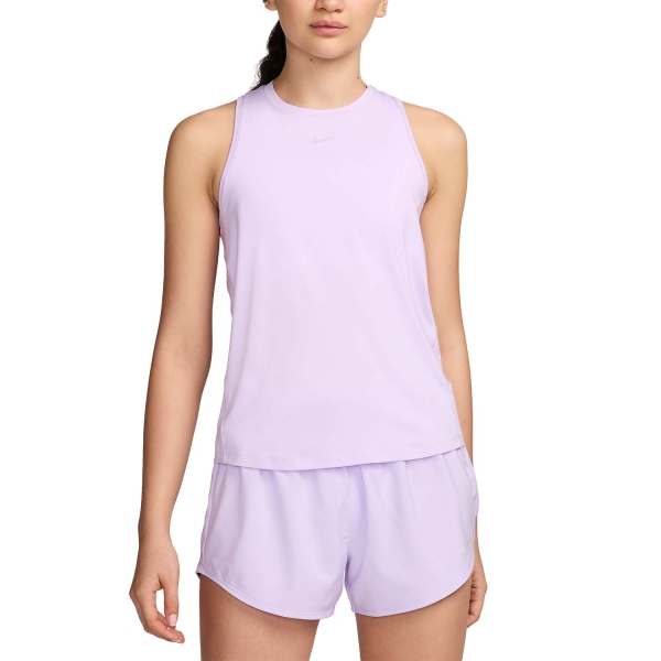 Top Fitness y Training Mujer Nike DriFIT One Classic Top  Lilac Bloom/Black FN2808512