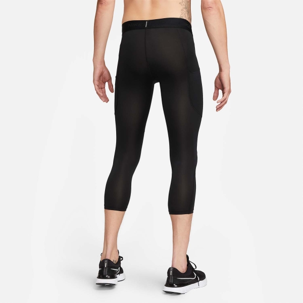 Nike Dri-FIT Pro 3/4 Long Tights - Black/White