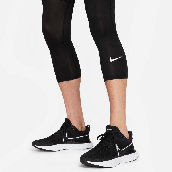 Nike Dri-FIT Pro 3/4 Mallas - Black/White
