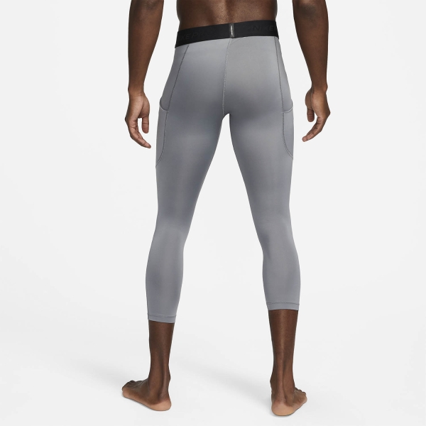 Nike Dri-FIT Pro 3/4 Long Tights - Smoke Grey/Black