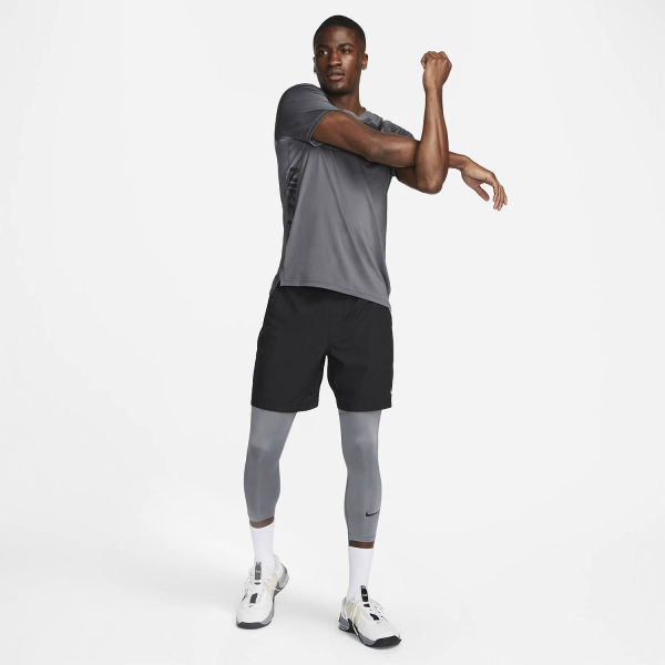Nike Dri-FIT Pro 3/4 Long Tights - Smoke Grey/Black