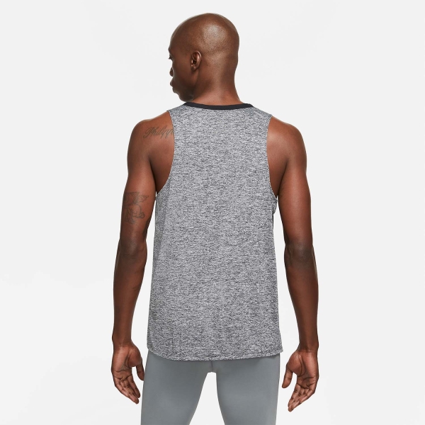 Nike Dri-FIT Rise 365 Tank - Black/Heather/Reflective Silver
