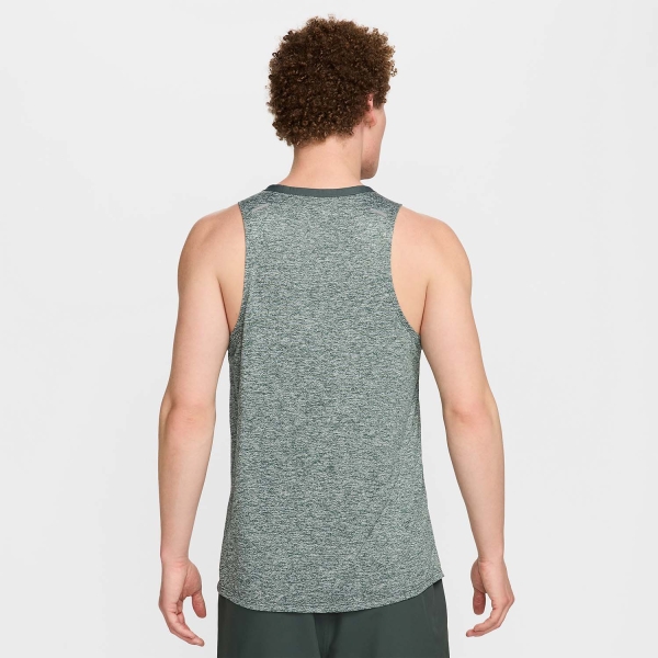 Nike Dri-FIT Rise 365 Canotta - Vintage Green/Heather/Reflective Silver