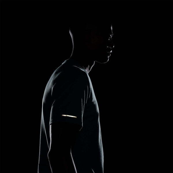 Nike Dri-FIT Rise Logo Camiseta - Bicoastal/Barely Green/Black
