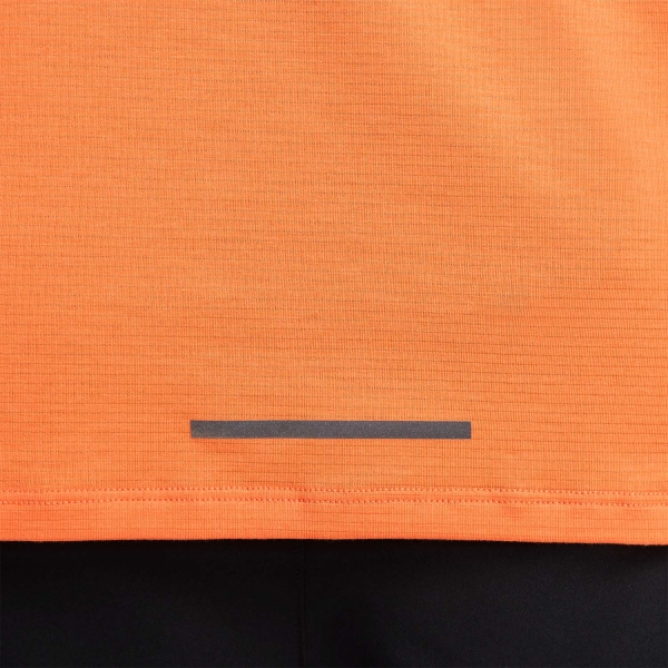 Nike Dri-FIT Rise Logo Camiseta - Bright Mandarin/Barely Grape/Black