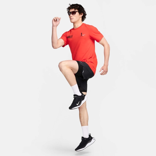 Nike Dri-FIT Run Energy Camiseta - Picante Red