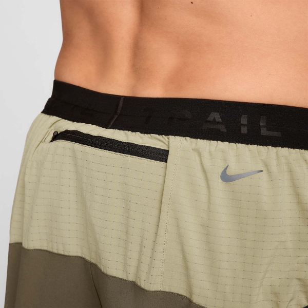 Nike Dri-FIT Second Sunrise 5in Pantaloncini - Medium Olive/Neutral/Black