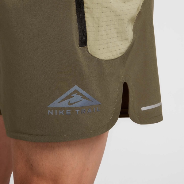 Nike Dri-FIT Second Sunrise 5in Pantaloncini - Medium Olive/Neutral/Black