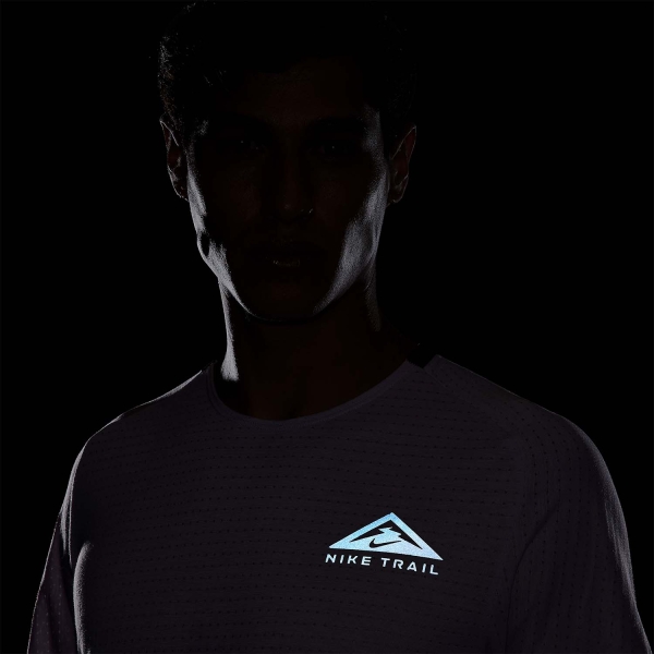 Nike Dri-FIT Solar Chase Maglietta - Violet Mist/Black