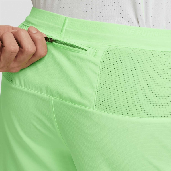 Nike Dri-FIT Stride 2 in 1 7in Pantaloncini - Vapor Green/Reflective Silver