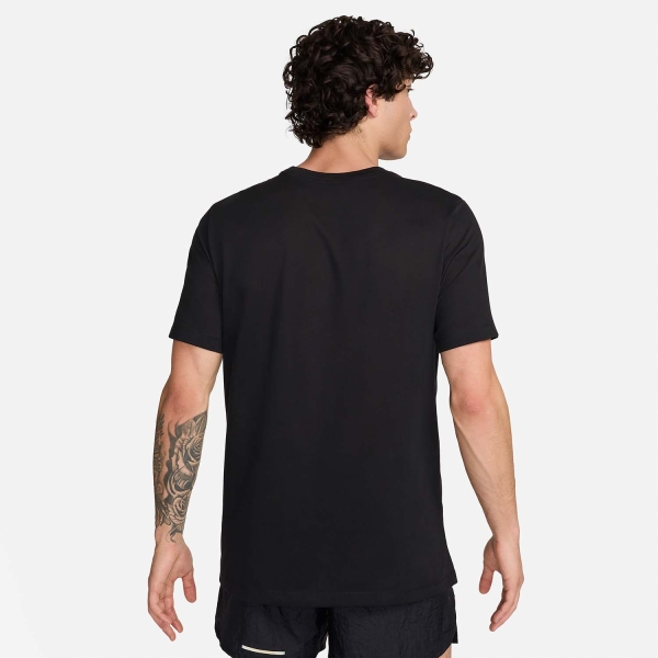 Nike Dri-FIT Swoosh Camiseta - Black