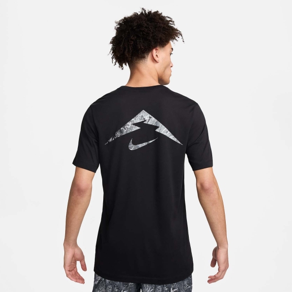 Nike Dri-FIT Trail Logo Maglietta - Black