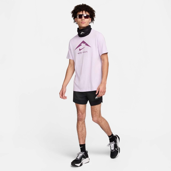 Nike Dri-FIT Trail Logo Camiseta - Violet Mist
