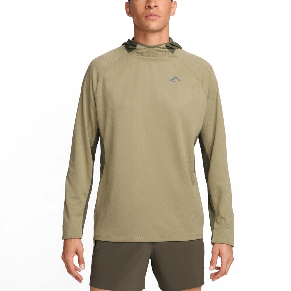 Men's Running Shirt Nike DriFIT UV Shirt  Neutral Olive/Medium Olive/Black FN4006276