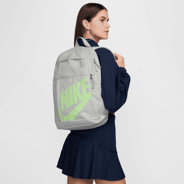 Nike Elemental Backpack - Light Silver/Vapor Green