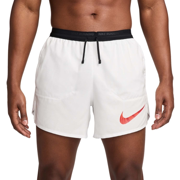 Pantaloncino Running Uomo Nike Flex Stride 5in Pantaloncini  Summit White/Black/Gym Red/Picante Red FN4000121