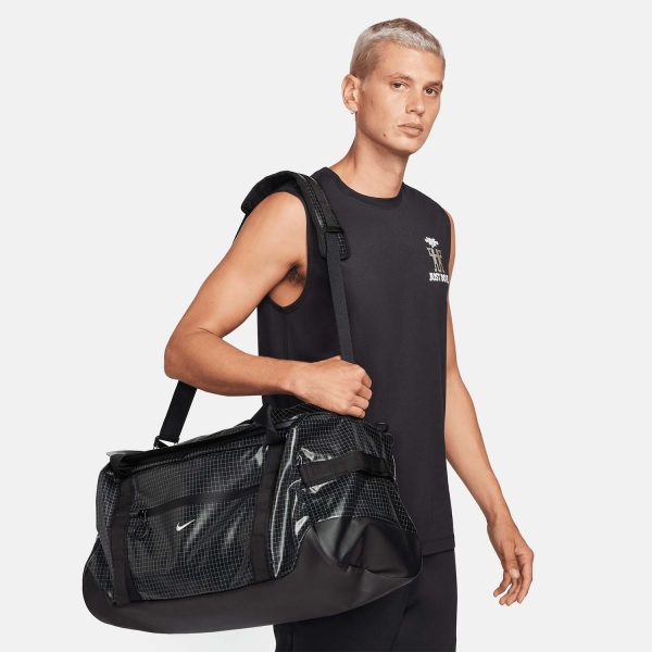 Nike Hike Duffle - Black/Light Smoke Grey