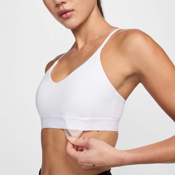 Nike Indy Reggiseno Sportivo - White/Stone Mauve