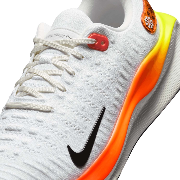 Nike InfinityRN 4 - White/Black/Bright Crimson/Total Orange