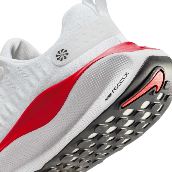 Nike InfinityRN 4 - White/Black/Platinum Tint/Bright Crimson