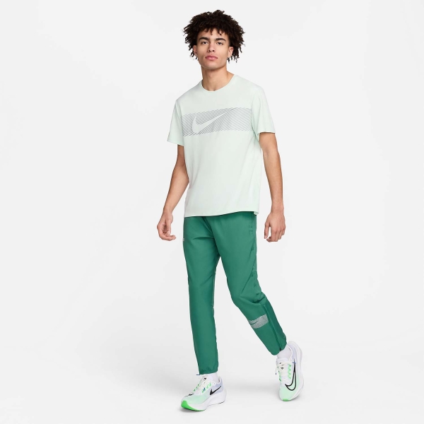 Nike Miler Flash Maglietta - Barely Green/Reflective Silver