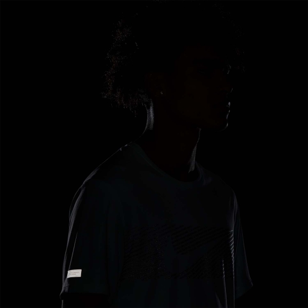 Nike Miler Flash T-Shirt - Barely Green/Reflective Silver