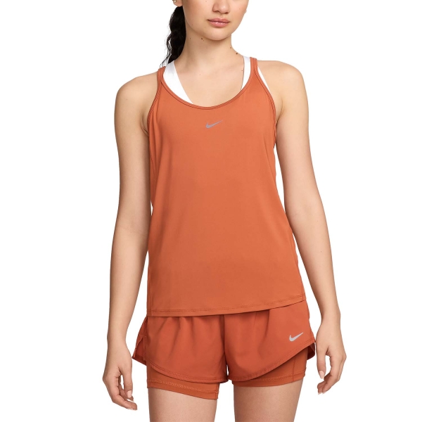 Top Fitness y Training Mujer Nike One Classic Top  Burnt Sunrise/Black FN2795825