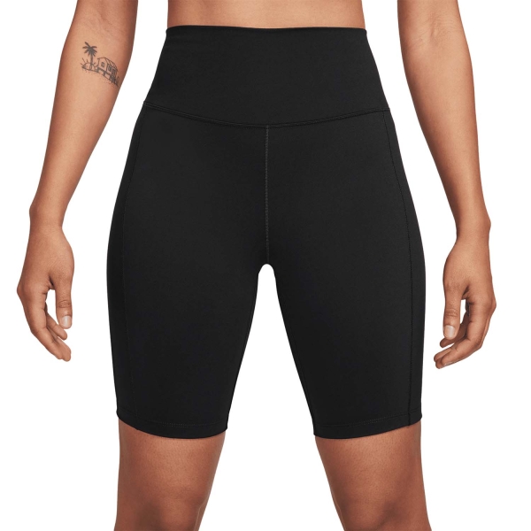 Pantalones Cortos Fitness y Training Mujer Nike One Leak 8in Shorts  Black FN3244010