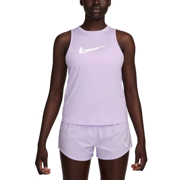 Nike One Swoosh Tank - Lilac Bloom/White