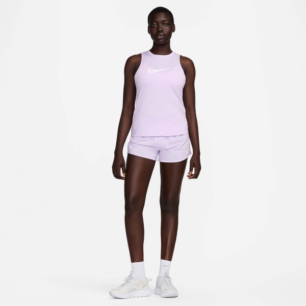Nike One Swoosh Tank - Lilac Bloom/White