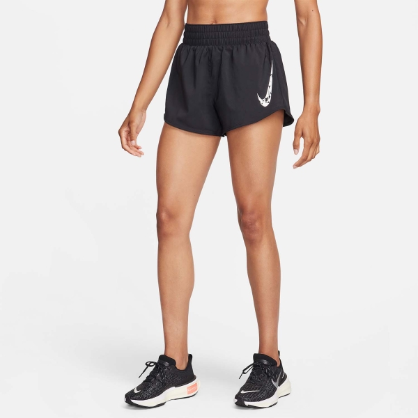 Nike One Swoosh 3.5in Pantaloncini - Black/White