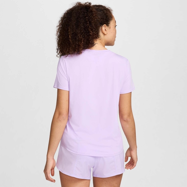 Nike One Swoosh T-Shirt - Lilac Bloom/White