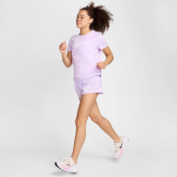 Nike One Swoosh Maglietta - Lilac Bloom/White