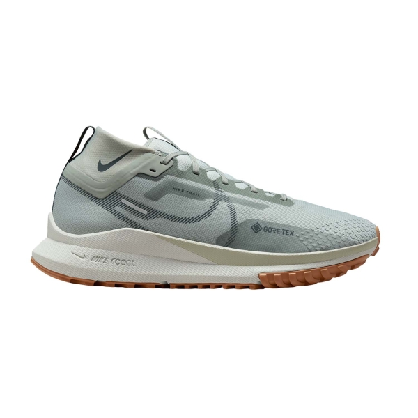 Men's Trail Running Shoes Nike React Pegasus Trail 4 GTX  Jade Horizon/Vintage Green/Light Silver DJ7926304