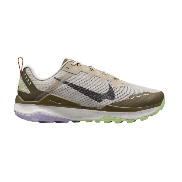 Men's Trail Running Shoes Nike React Wildhorse 8  Light Iron Ore/Anthracite/Lilac Bloom DR2686009